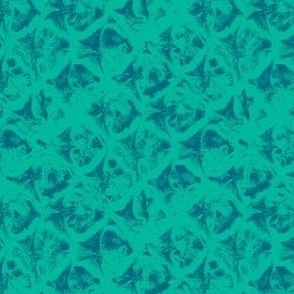 XS Duo-Tone Texture Pineapple Skin Blue Green 