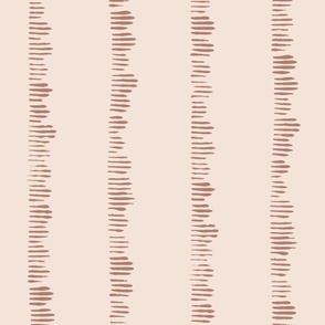 Textured Single Line Vertical Stripe in Blush Pink and Deep Dusty Rose