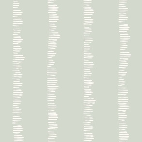 Textured Single Line Vertical Stripe in Minty Sage Green