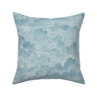 Dreamy Eternity Textured Clouds - pairs well with silver wallpaper option.