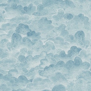 Dreamy Eternity Textured Clouds - pairs well with silver wallpaper option.