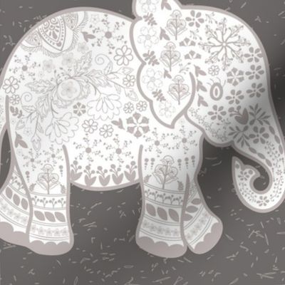 Textured Majesty with Elephant