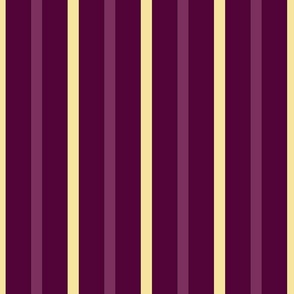 light and dark / wide and thin / purple and yellow stripes (medium)