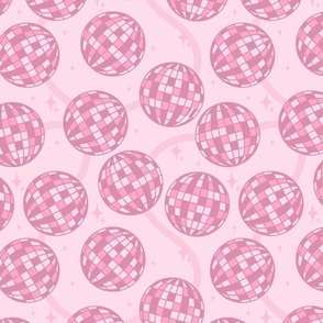 Pink Glitter Balls