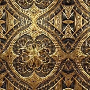 Golden roaring twenties pattern 3