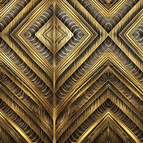 Golden roaring twenties pattern 1