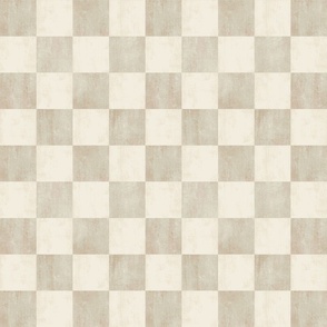 Tonal Textured Checkerboard cream and tan medium