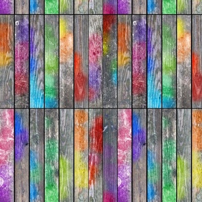 Watercolor Weathered Wood (Vertical) 