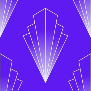 Electric Purple Art Deco Diamond | Large