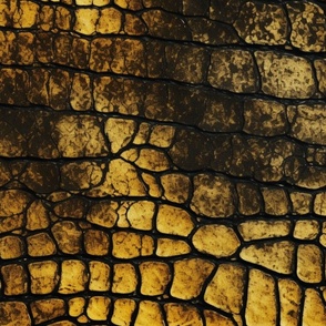 Citrine Yellow Alligator Skin 7