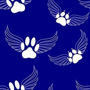 Pet Angels Paws and Wings Pattern 