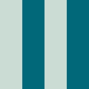 Deep sea green and mint green stripes_2 inch stripes