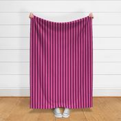 Hot pink and plum stripes_1 inch stripes