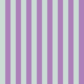 Lavender and mint stripes_0.5 inch stripes