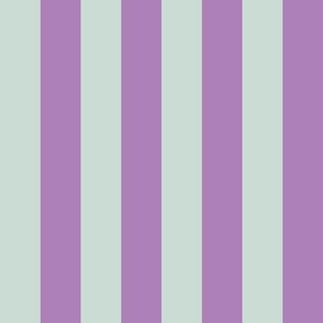 Lavender and mint stripes_1 inch stripes