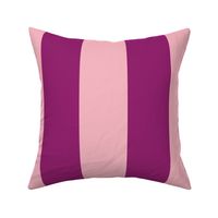 Plum and rose stripes_4 inch stripes