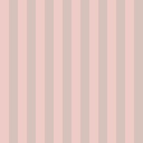 Soft pink and grey_0.5 inch stripes