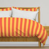 Yellow and orange_2 inch stripes