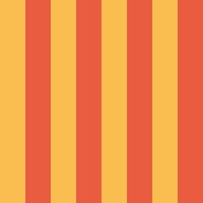 Yellow and orange_1 inch stripes