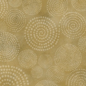 Soft Spirals Pattern On Rich Sand Beige Textured Brush Strokes 