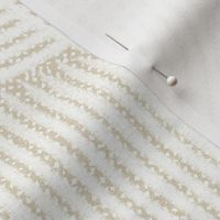 Quatrefoil Zen Garden - Oatmilk - Boho Textured Sand Lines