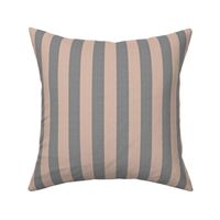 1 inch Stripes, Faux Woven Neutrals, Classic Cafe Curtain Style, Peach, Grey, Gray