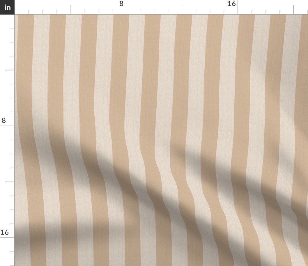 1 inch Stripes, Faux Woven Neutrals, Classic Cafe Curtain Style, Peach, Beige, Cream, Tan