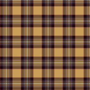 Tartan Stewart in Mustard Ochre, Smallest