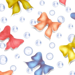 Colorful Bows and Bubbles
