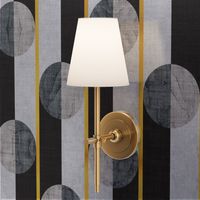 Abstract geometric textured drops // large jumbo scale // grunge grey tones linen texture black and gold texture dots circles and stripes art deco modern look wallpaper