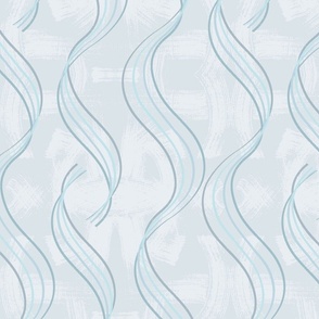 big// Textured toned vertical wave lines ribbons Blue