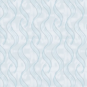 medium// Textured toned vertical wave lines ribbons Blue