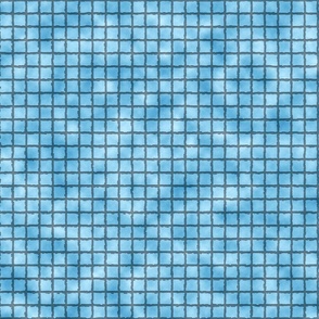 Swimming pool tile light blue