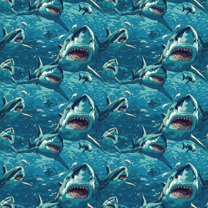 Sharks in the Ocean