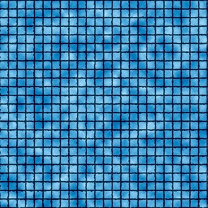 Swimming pool tile blue