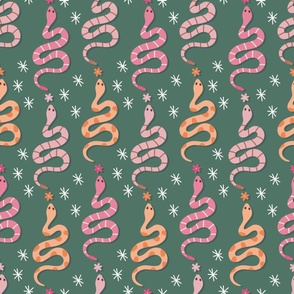 Boho Desert Snake Pattern – Large