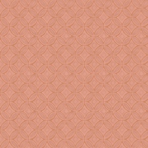 Boho Geometric - Terra Cotta, Pink - M - (Jali)