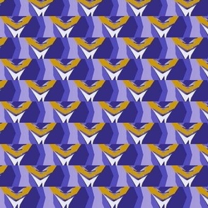 quilted purple gold