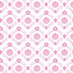 By-the-sea Damask Pink Large 12/SSJM24-A85