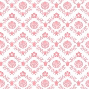 By-the-sea Damask Salmon Large 12/SSJM24-A82