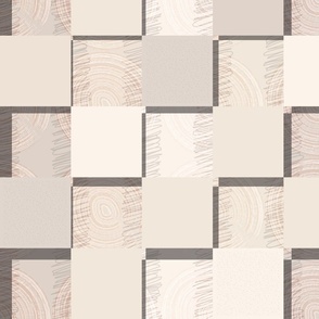 (L)Bliss-Textured wooden and Brick-Beige