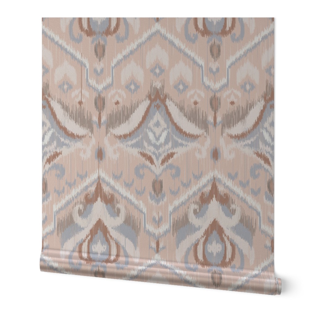 Ethno-Ikat in natural shades