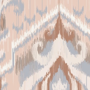 Ethno-Ikat in natural shades