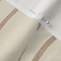 Modern Minimalistic Textured Sandy Waves - Taupe on Creamy Beige Sand