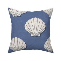 Textured and Tonal Seaside Scallop Shells
