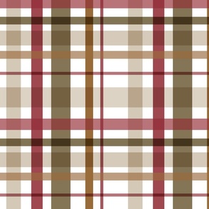 Seasonal Fall Plaid Small Scale