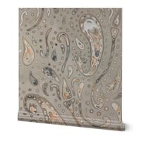 Marble Elegance: Paisley Dreams