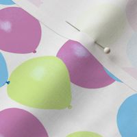 Party Ballons - Purple, Green and Blue