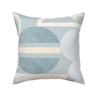 (L) The sky is the limit - celestial abstract design grey blue