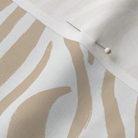 LARGE COASTAL TEXTURED ZEBRA OCEAN WAVES-WARM EARTH GOLDEN SAND AND WHITE